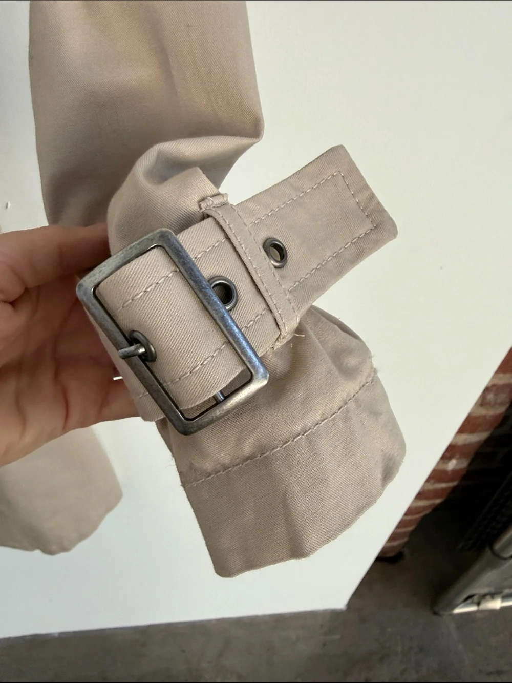 H&M Beige Belted Trench Coat